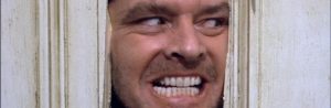 jack nicholson scary face from the shining, narcissistic family