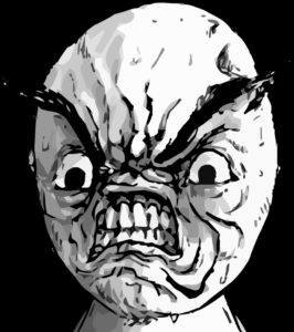 rage face--narcissistic rage